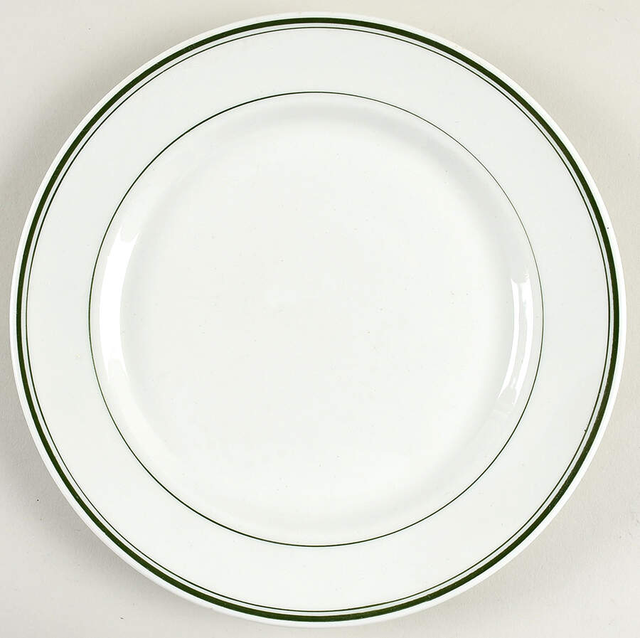 STR22 Dinner Plate by Sterling China (USA)-1