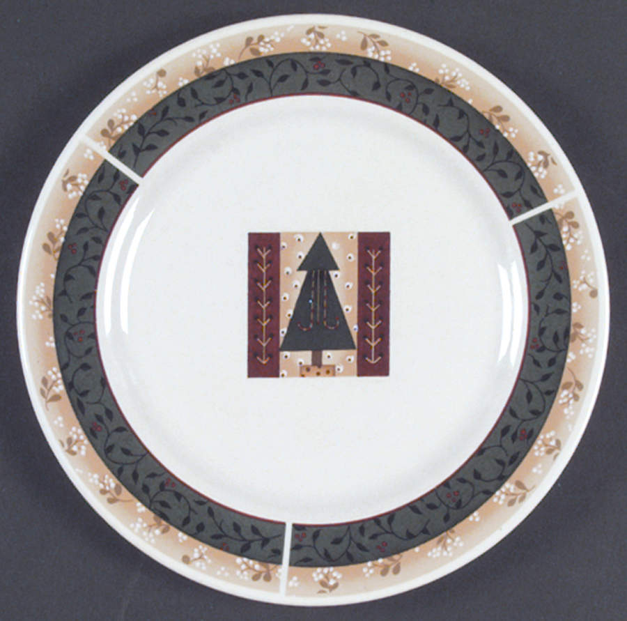 Christmas Patch Salad Plate by Sakura-1