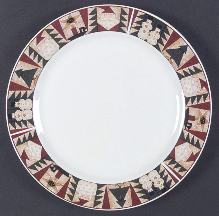 Christmas Patch Dinner Plate by Sakura-1