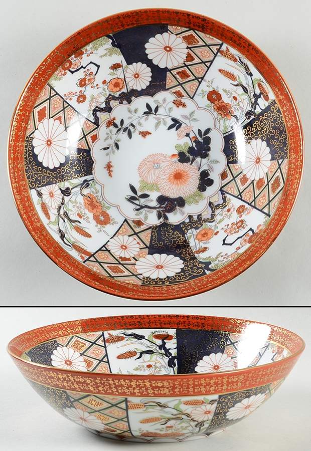 SAJ7 9" Round Vegetable Bowl by Saji-1