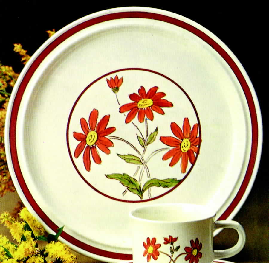 Flora Dinner Plate by Sango-1