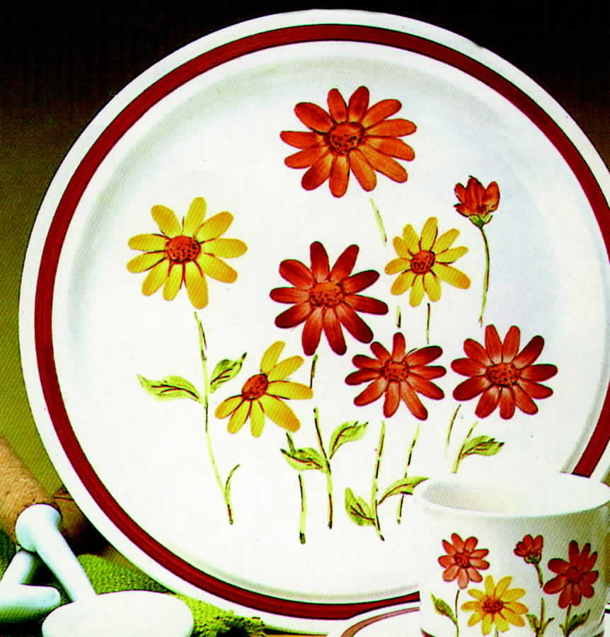 Looking Up Dinner Plate by Sango-1