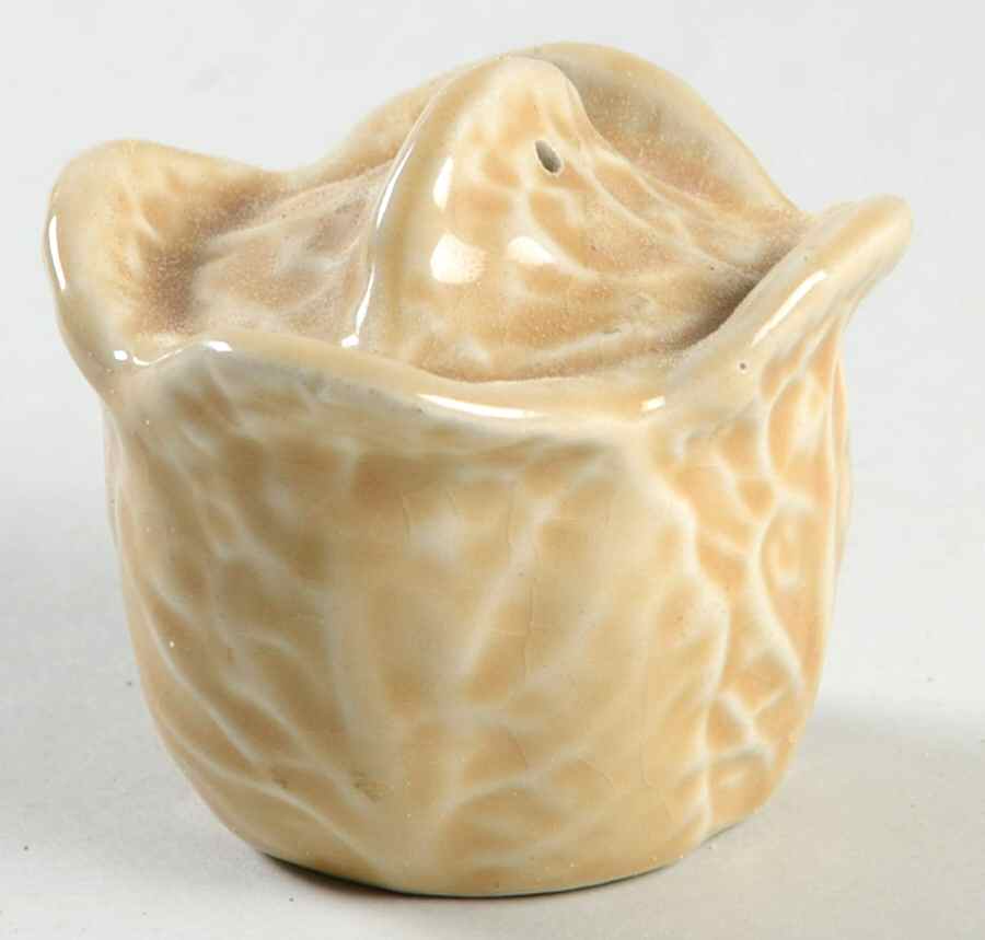 Cabbage Beige Salt Shaker by Secla-1