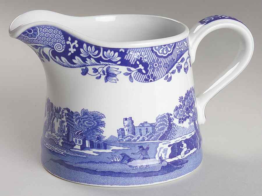 Blue Italian Ascot Creamer by Spode-1
