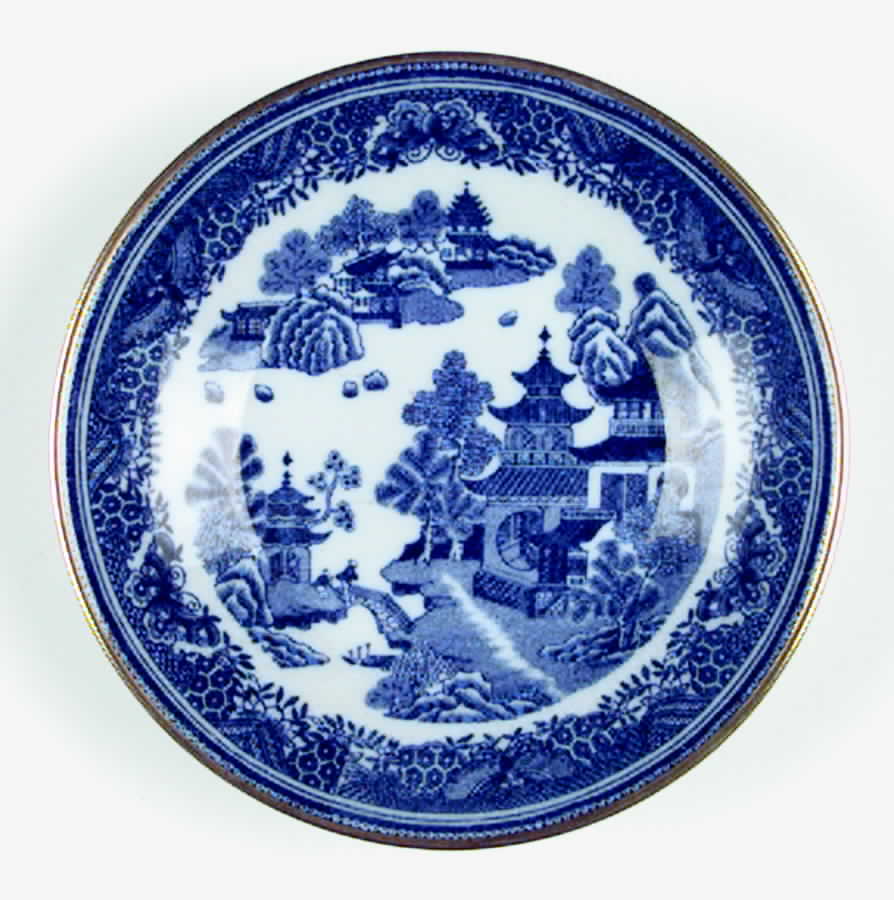 Queen Charlotte (Smooth, Gold Trim) Saucer by Spode-1