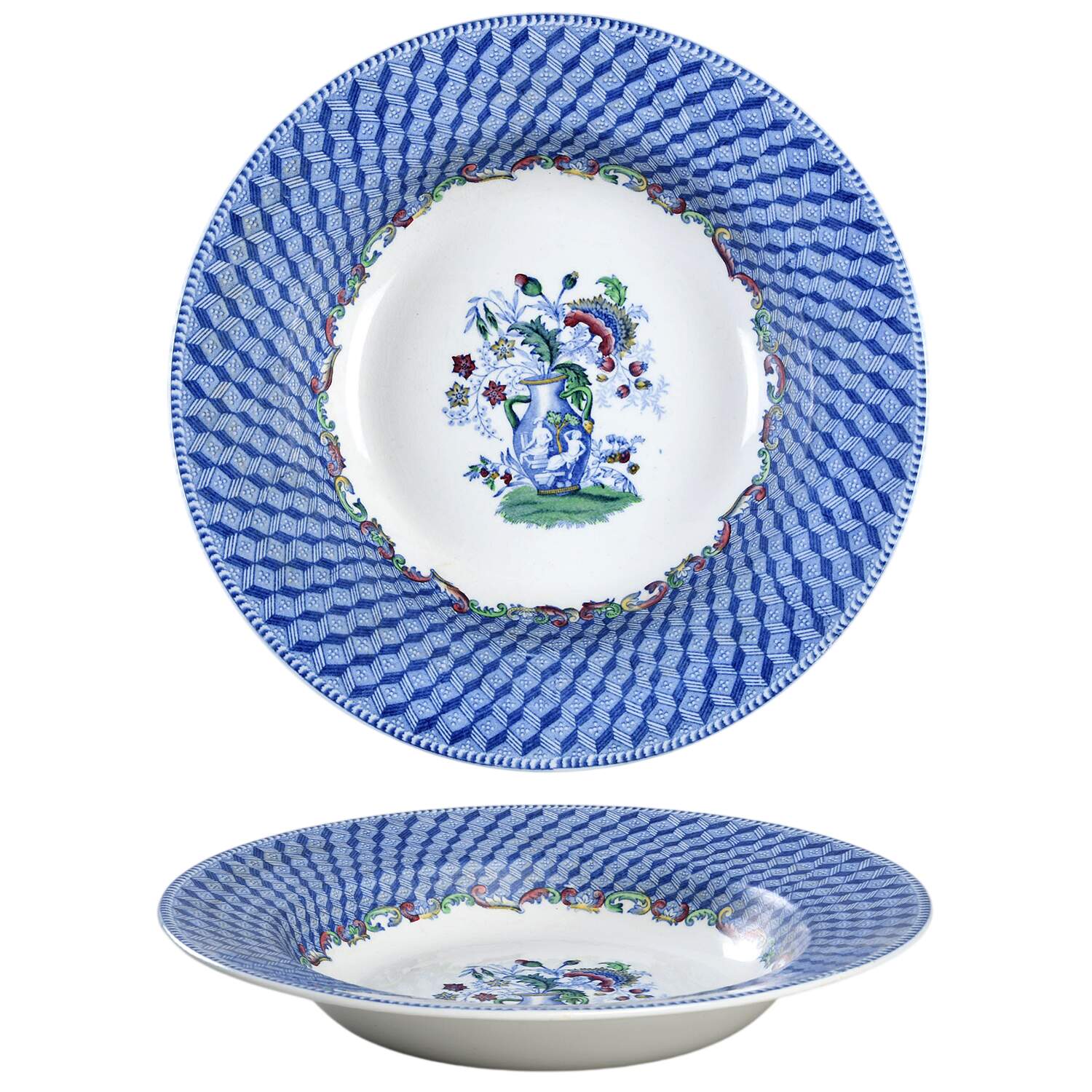 Portland Vase (No Trim, Smooth) 10" Individual Pasta Bowl by Spode-1