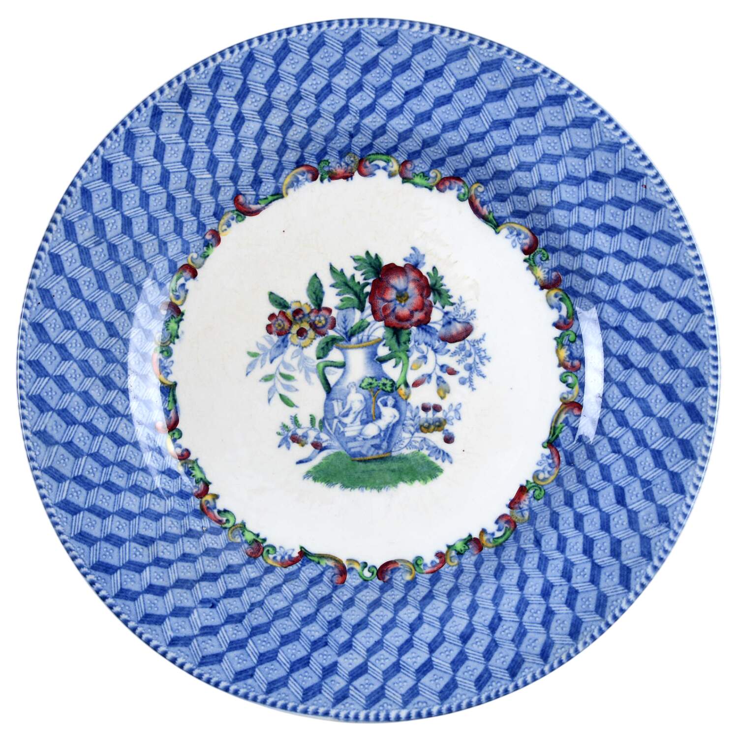 Portland Vase (No Trim, Smooth) Luncheon Plate by Spode-1
