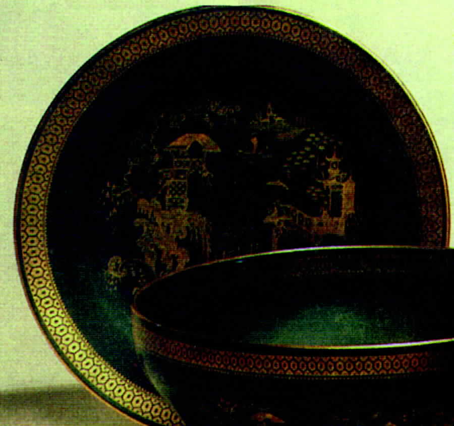 Imperial Garden Green Dinner Plate by Spode-1