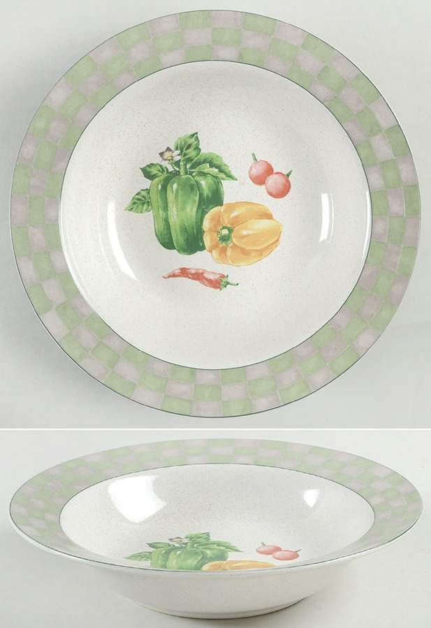 Vegetable Garden 9" Round Vegetable Bowl by Studio Nova-1
