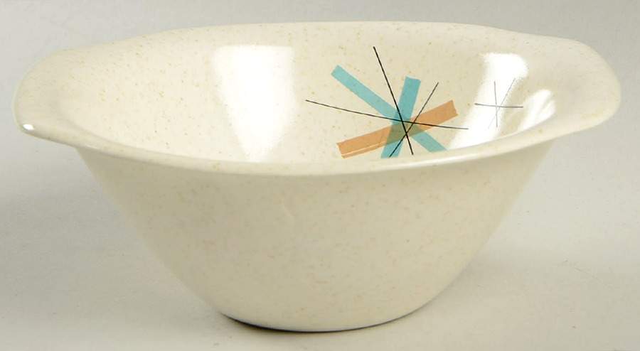 Hop Scotch Turquoise Lugged Cereal Bowl by Salem-1