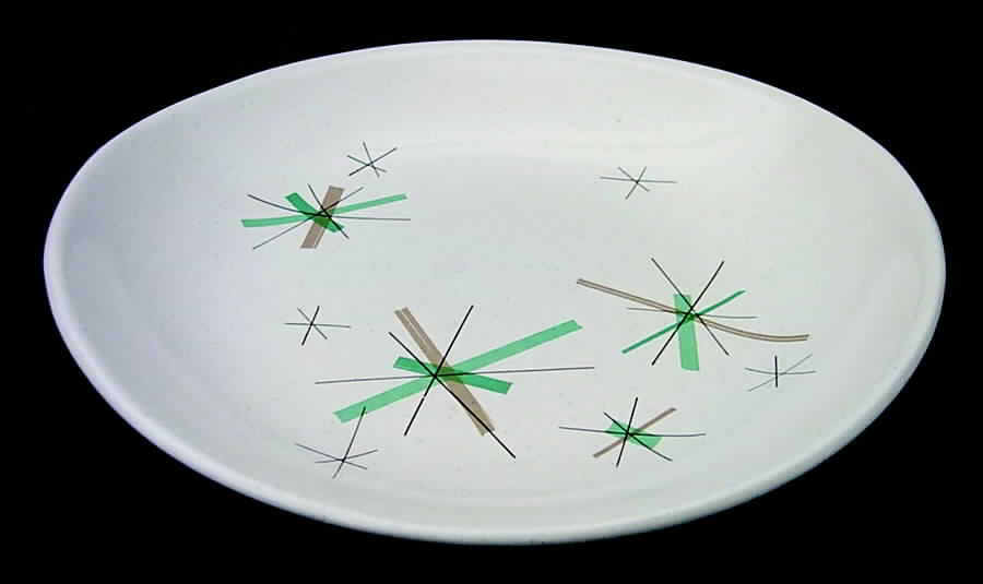 Hop Scotch Turquoise 10" Round Vegetable Bowl by Salem-1