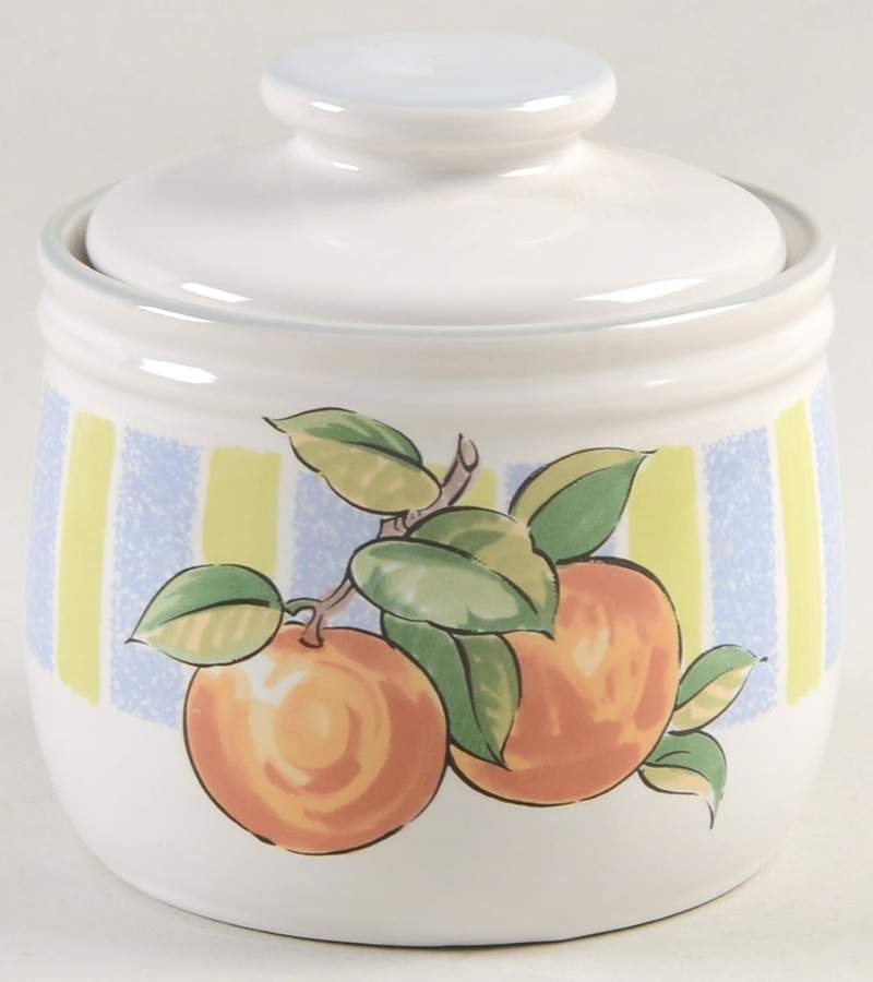 Baked Apple Sugar Bowl & Lid by Studio Nova-1