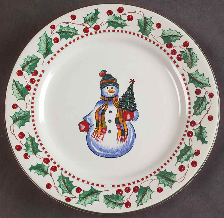 Winter Wonderland Accent Salad Plate by Sakura-1