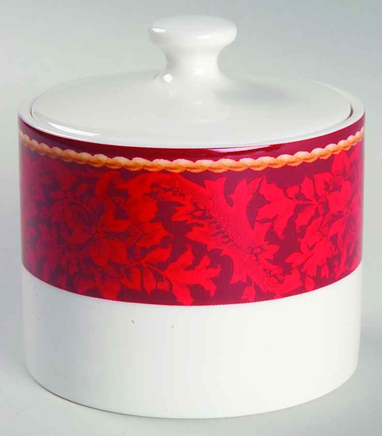 Holiday Abundance Sugar Bowl & Lid by Sakura-1