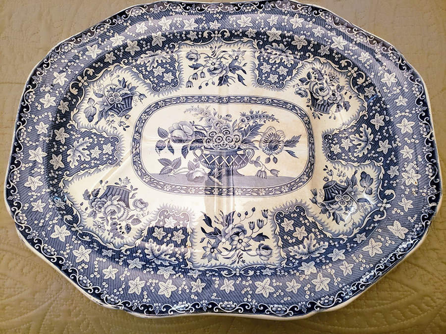 J58 23" Oval Serving Platter by Spode-1
