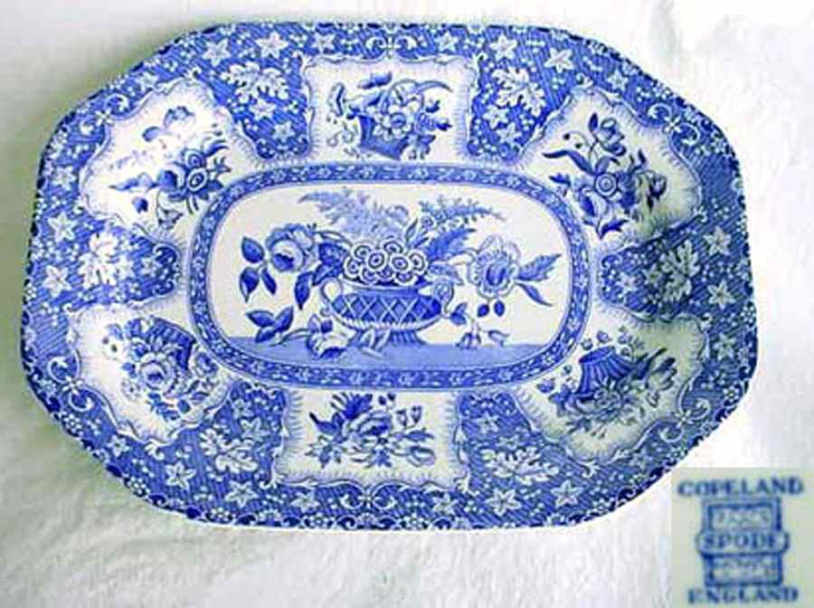 J58 12" Oval Serving Platter by Spode-1