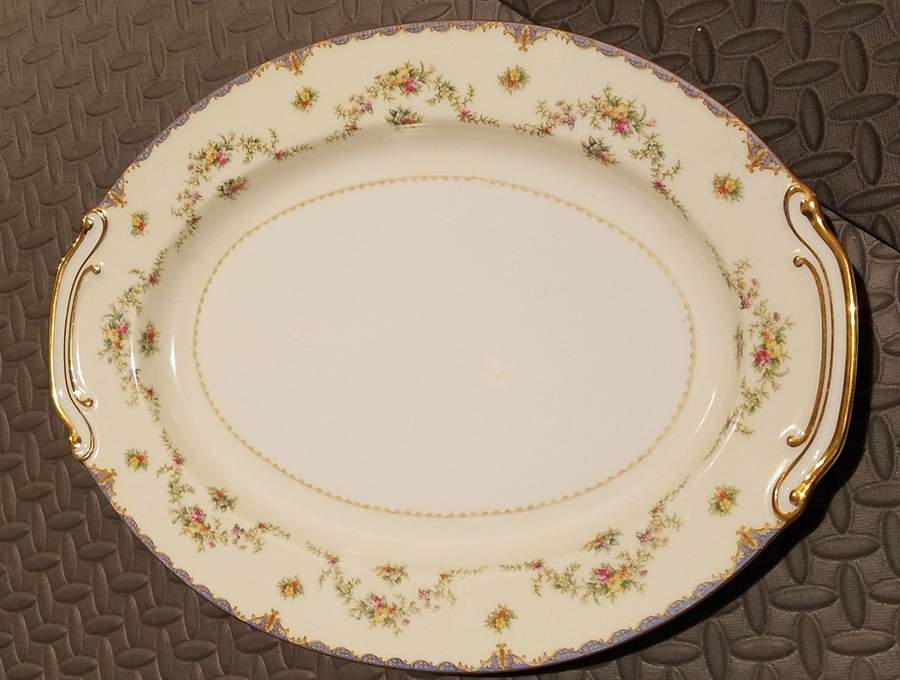 SAN37 16" Oval Serving Platter by Sango-1