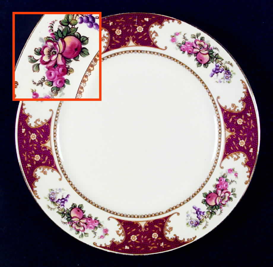 SAW2 Red Dinner Plate by Sampson Bridgwood-1