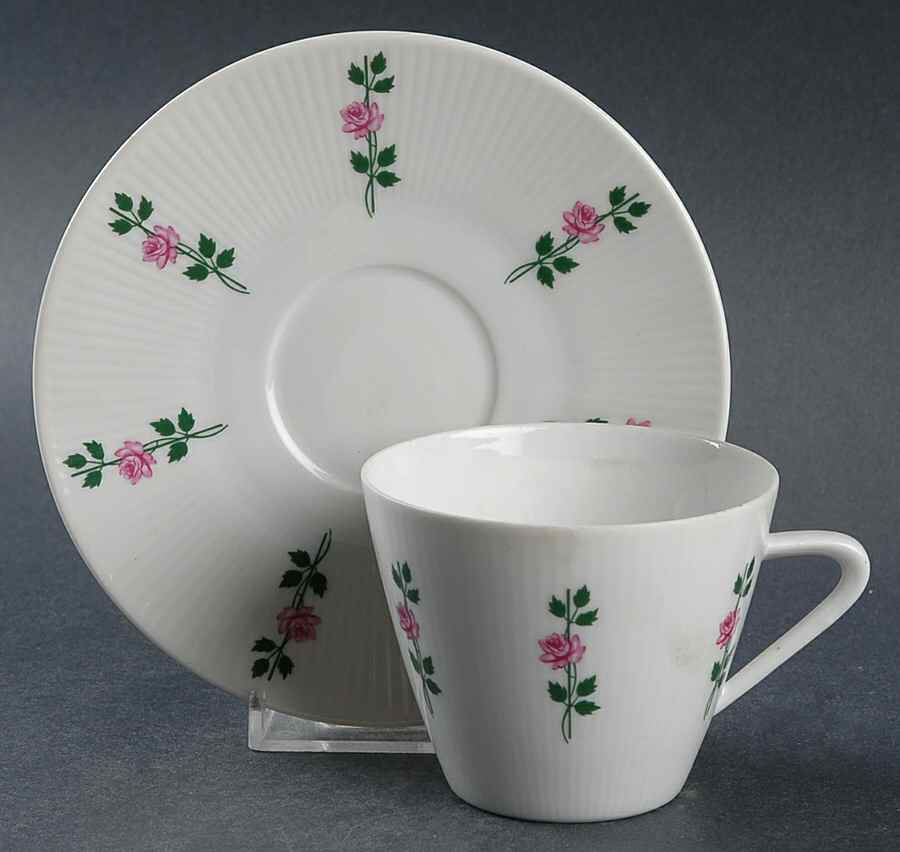SLT114 Flat Cup & Saucer Set by Seltmann-1