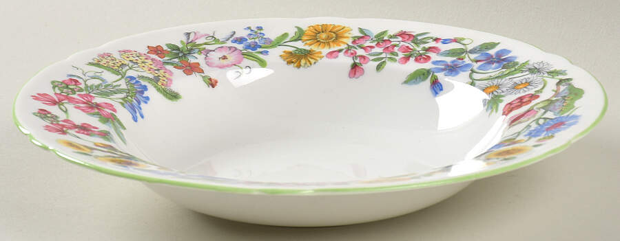 Hedgerow Rim Soup Bowl by Shelley-1