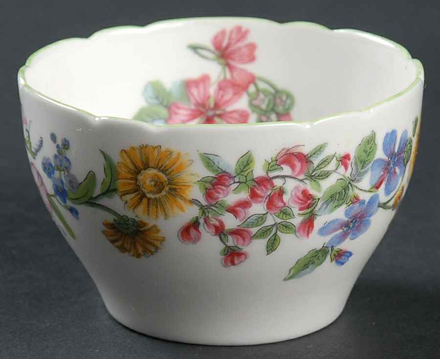 Hedgerow Mini Open Sugar Bowl by Shelley-1
