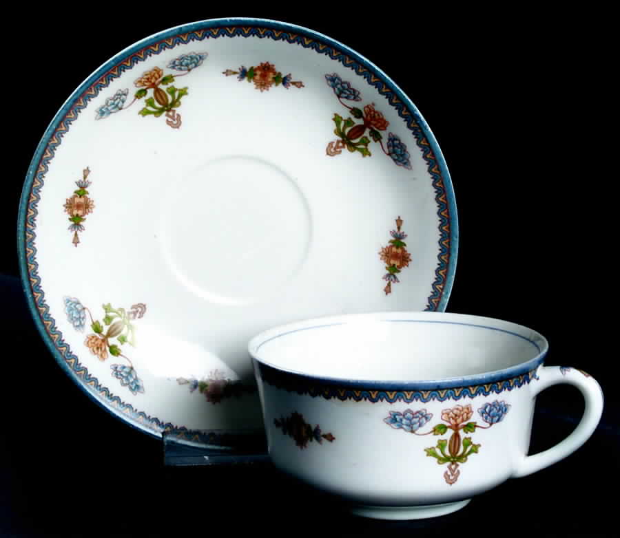 Regent Flat Cup & Saucer Set by Syracuse-1