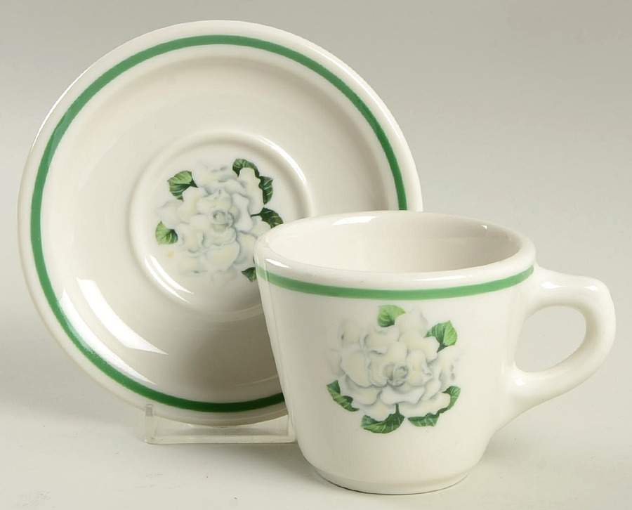 SY323 Flat Cup & Saucer Set by Syracuse-1