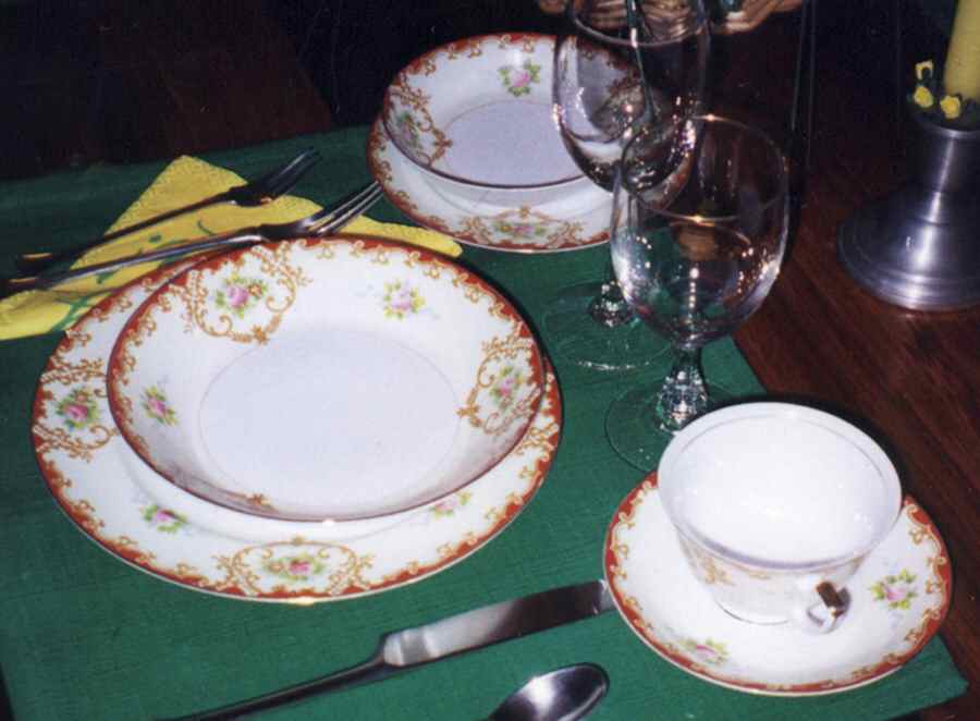 SAK8 Footed Cup & Saucer Set by Sakura-1