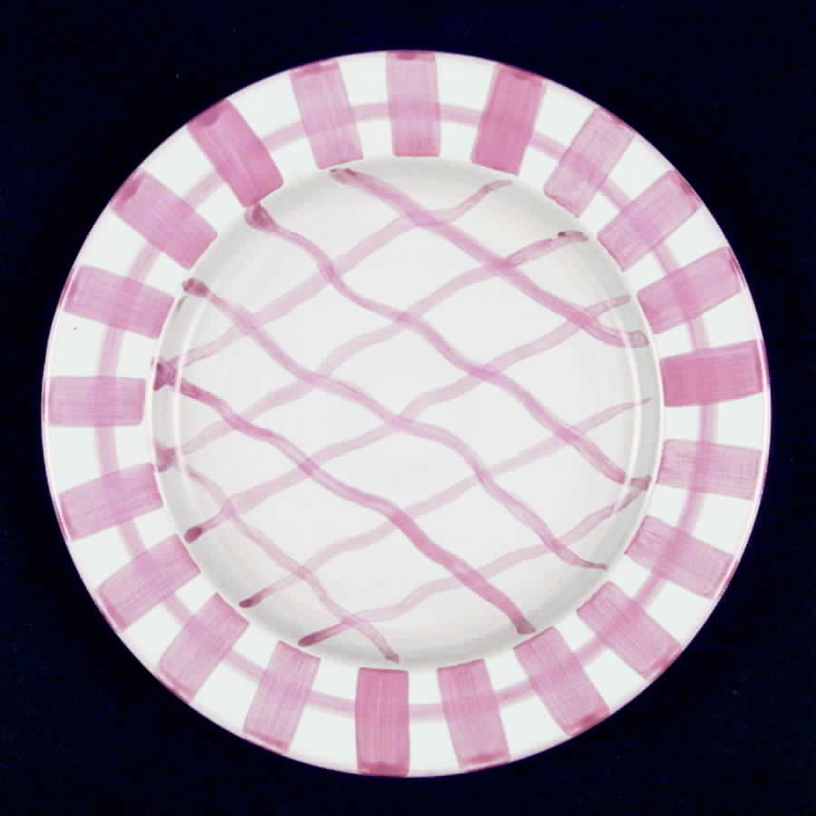 Country Meadow Pink Salad Plate by Smashing Plates-1