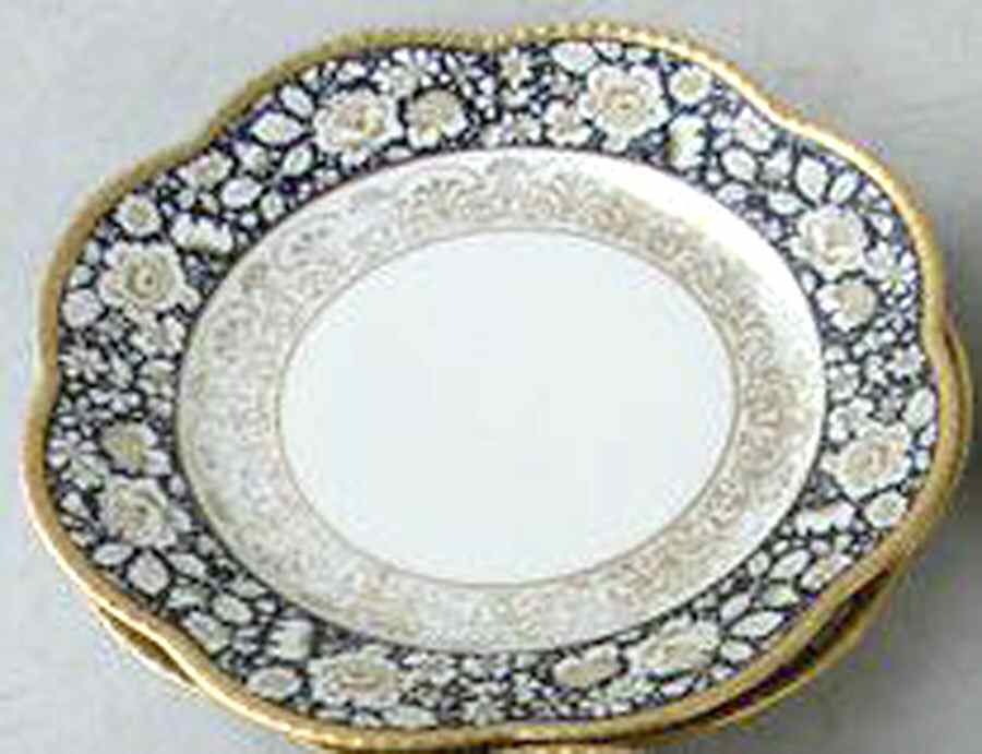 25076 Blue Salad Plate by Schumann - Bavaria-1