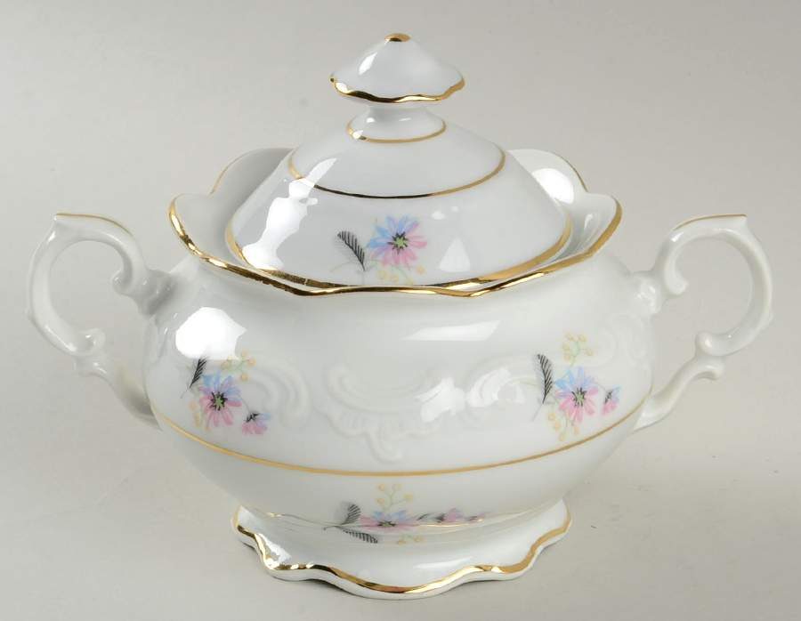 SCH170 Sugar Bowl & Lid by Schumann - Bavaria-1