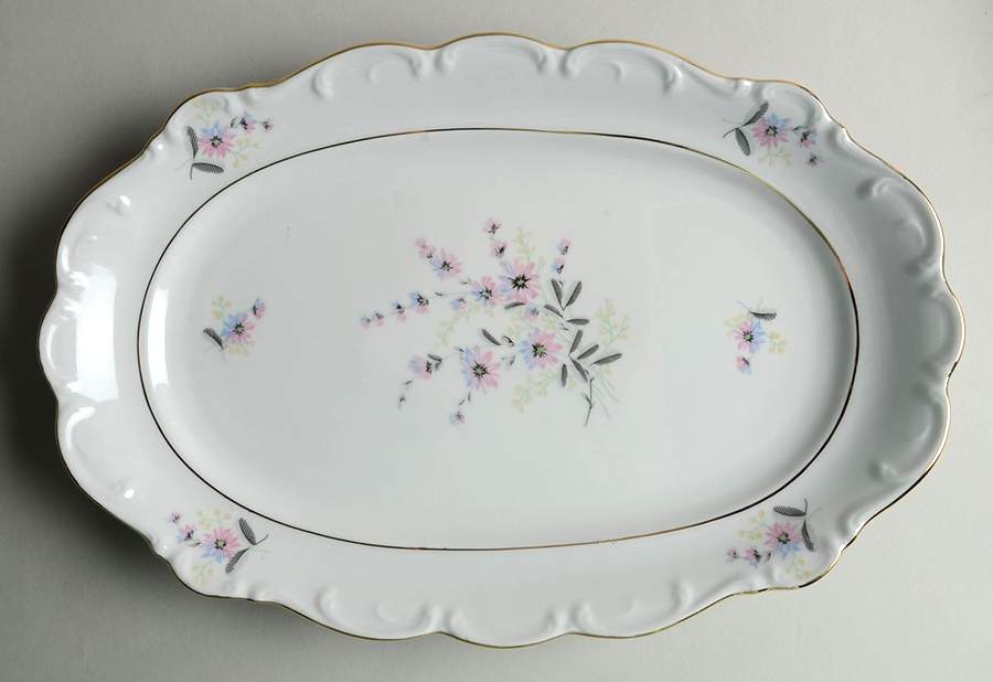 SCH170 12" Oval Serving Platter by Schumann - Bavaria-1