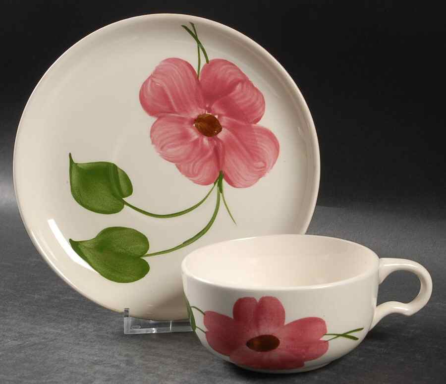 STT132 Flat Cup & Saucer Set by Stetson-1