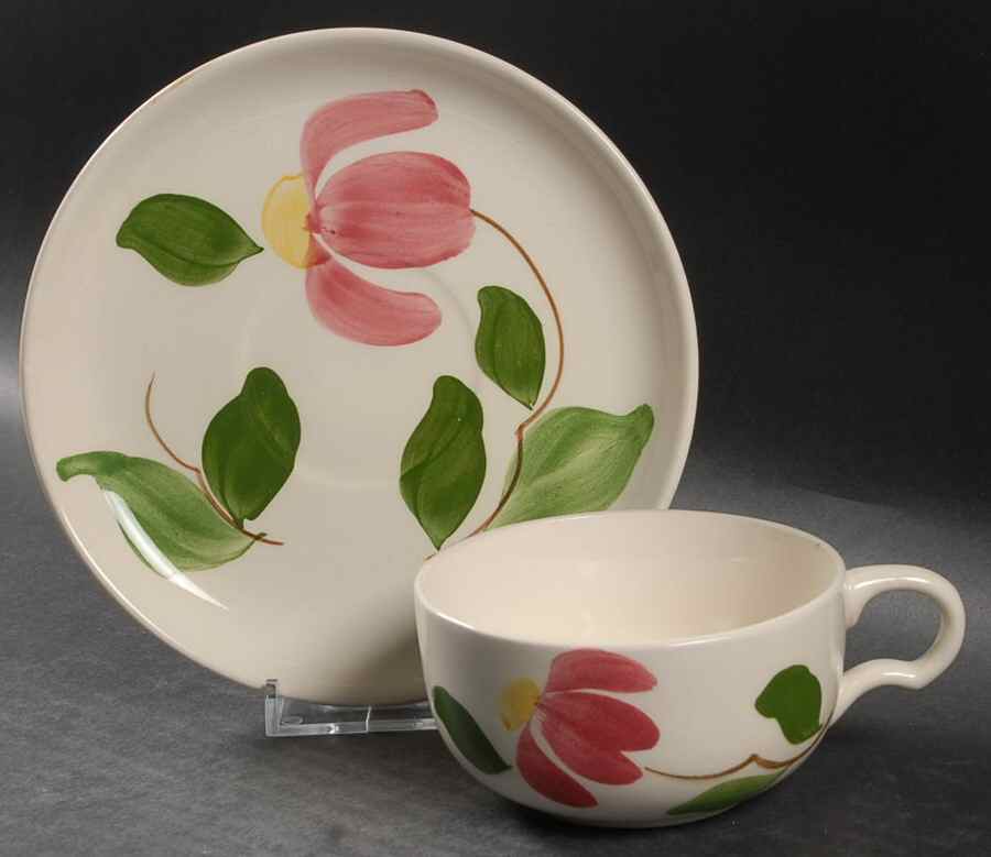 STT134 Flat Cup & Saucer Set by Stetson-1