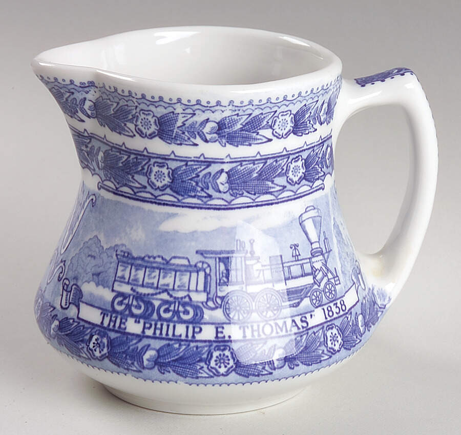 Centenary Colonial (Baltimore and Ohio) Creamer by Shenango-1