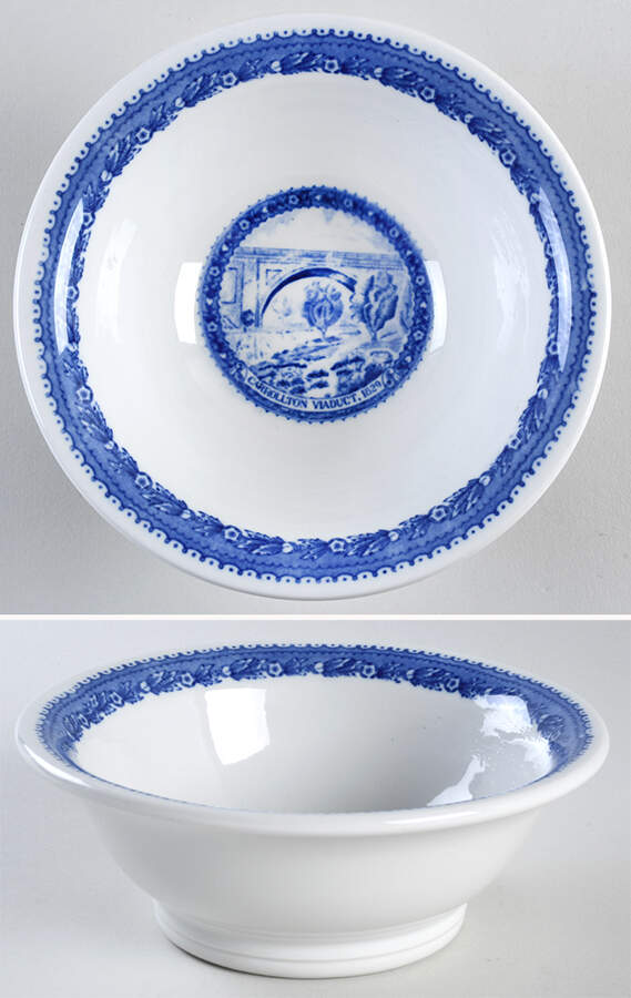 Centenary Colonial (Baltimore and Ohio) Rim Cereal Bowl by Shenango-1