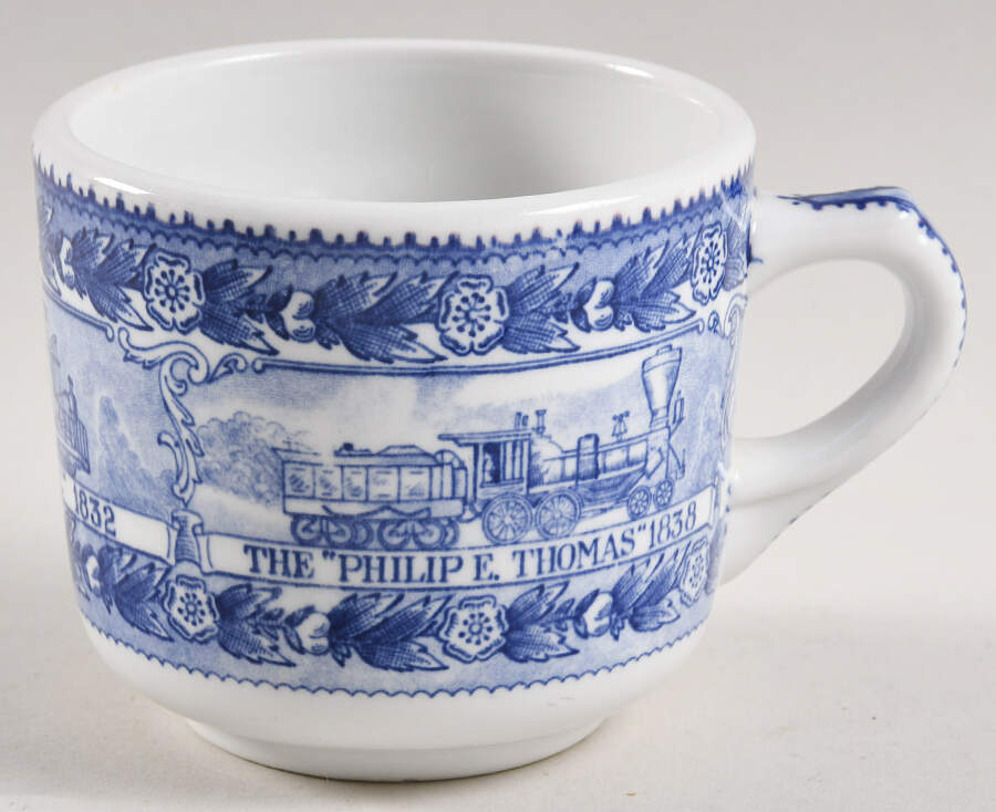Centenary Colonial (Baltimore and Ohio) Flat Cup by Shenango-1