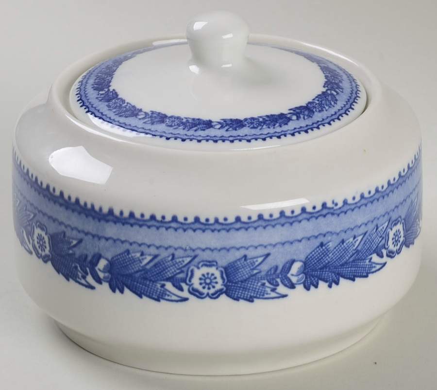 Centenary Colonial (Baltimore and Ohio) Sugar Bowl & Lid by Shenango-1