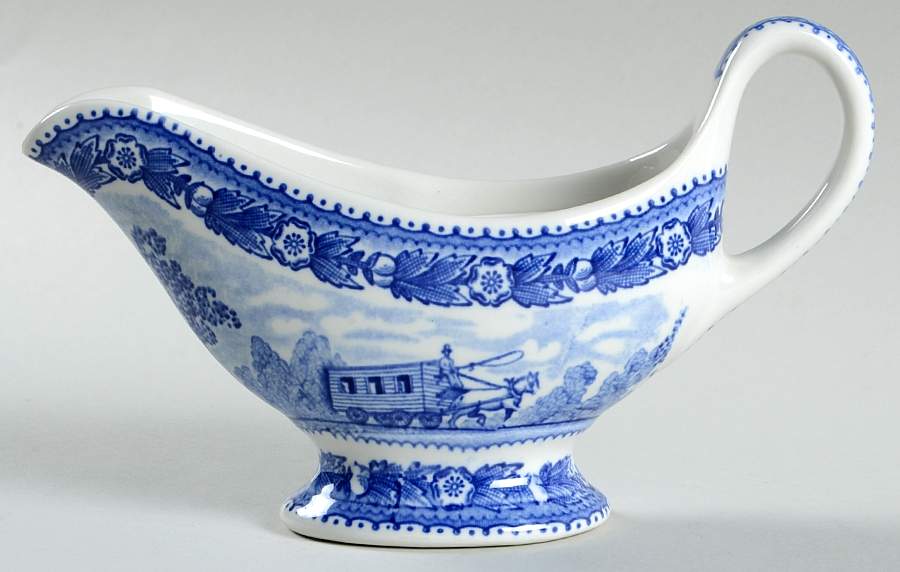 Centenary Colonial (Baltimore and Ohio) Gravy Boat by Shenango-1
