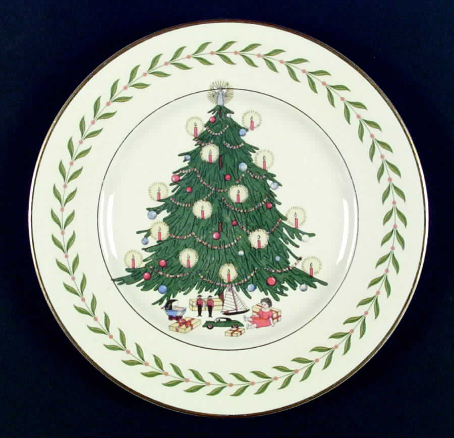 Merry Christmas Dinner Plate by Syracuse-1