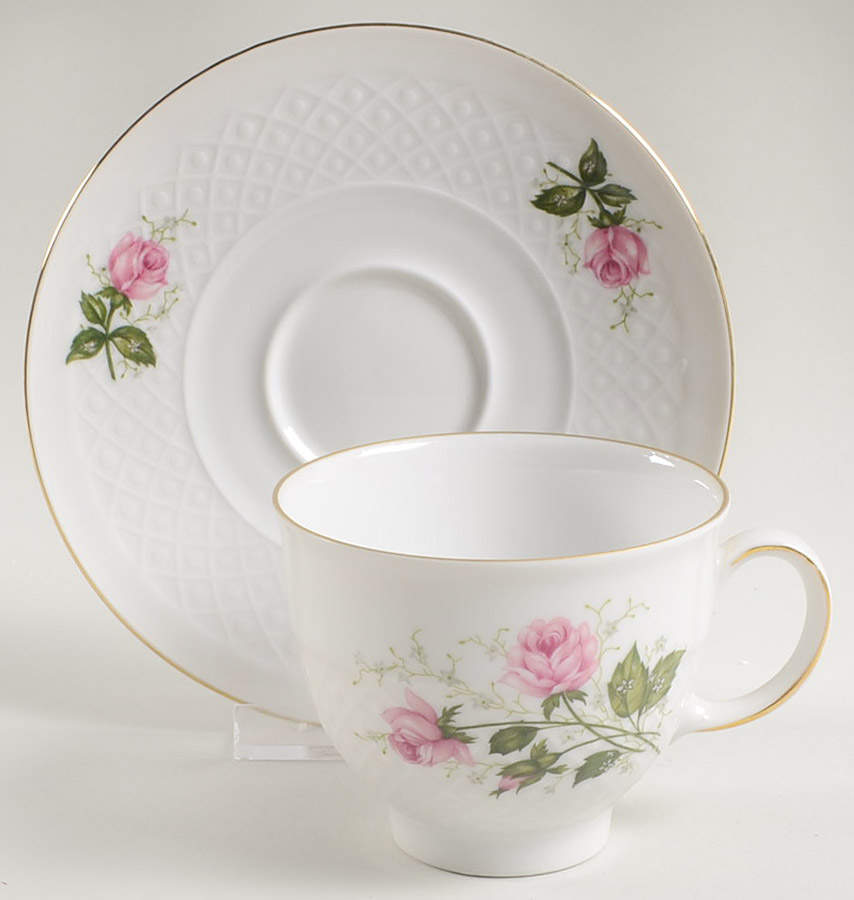 25915 Footed Cup & Saucer Set by Seltmann-1