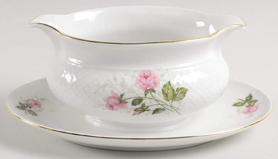 25915 Gravy Boat with Attached Underplate by Seltmann-1
