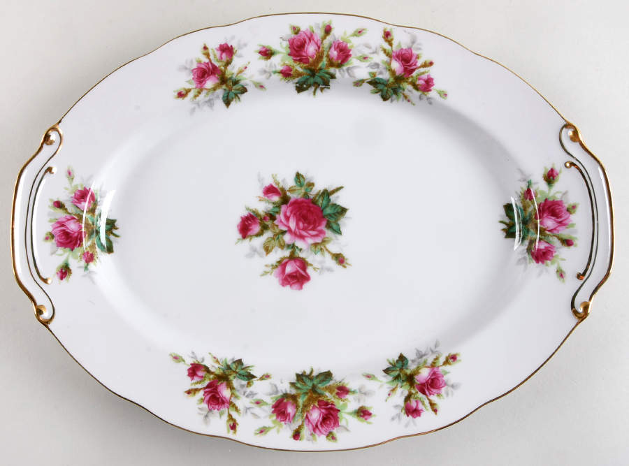 SAN39 14" Oval Serving Platter by Sango-1