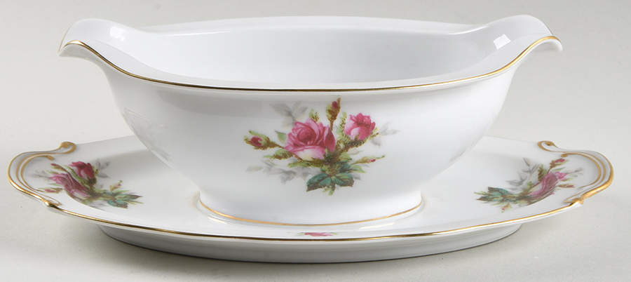 SAN39 Gravy Boat with Attached Underplate by Sango-1