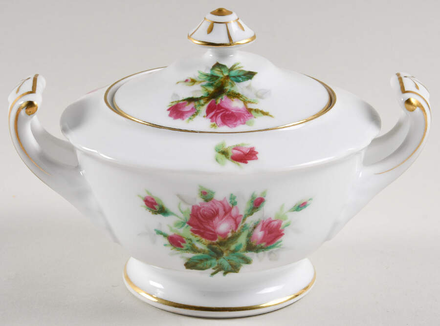 SAN39 Sugar Bowl & Lid by Sango-1