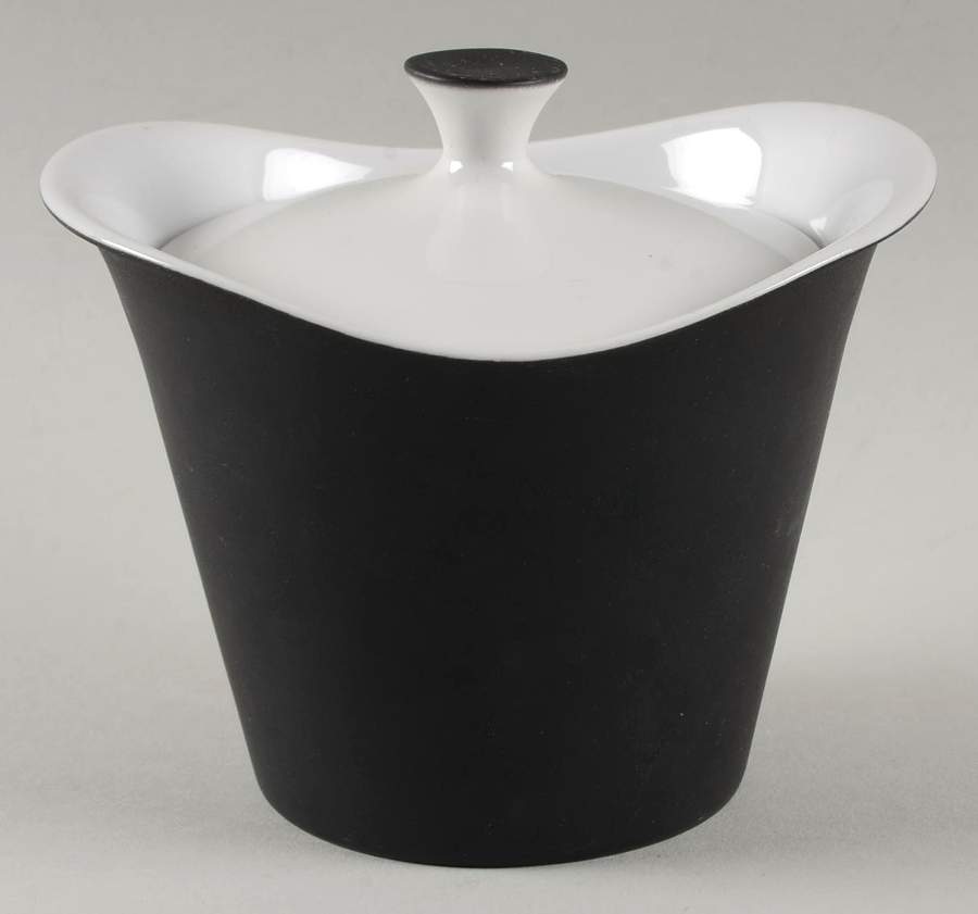 Rhythm Sugar Bowl & Lid by Seyei Toki Co-1
