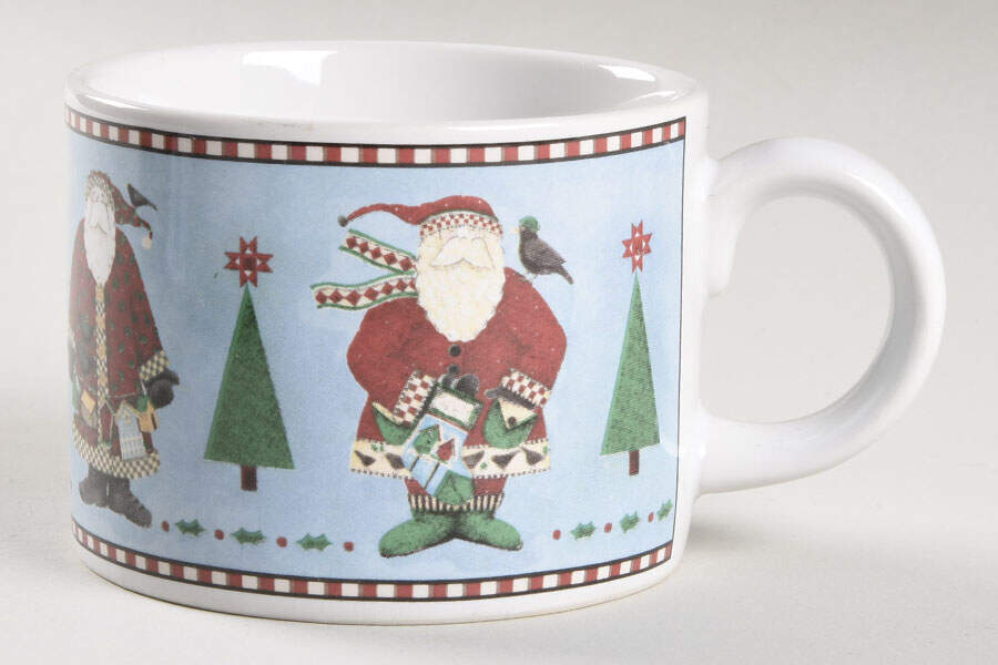Santas Retweet Flat Cup by Sakura-1