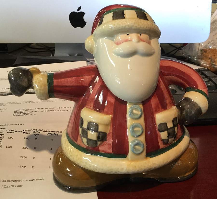 Santas Retweet Figural Creamer by Sakura-1