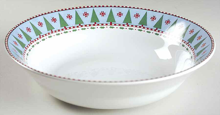 Santas Retweet 9" Round Vegetable Bowl by Sakura-1