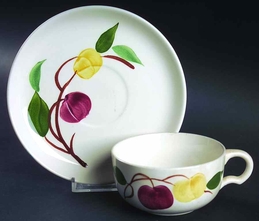 STT140 Flat Cup & Saucer Set by Stetson-1
